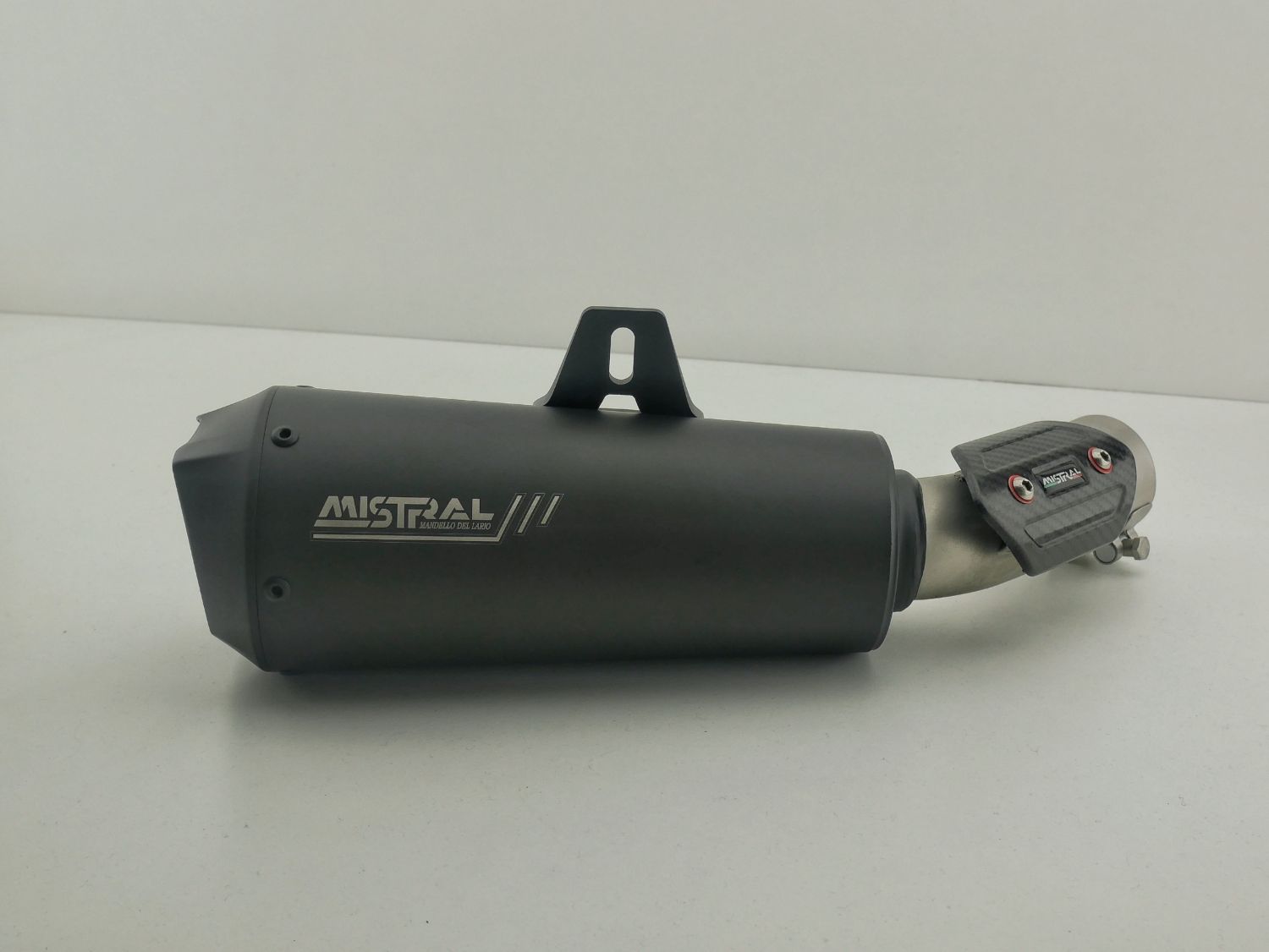 Avion exhaust (black paint) for V100 Mandello (E5+) Avion exhaust (black paint) for V100 Mandello (E5+)