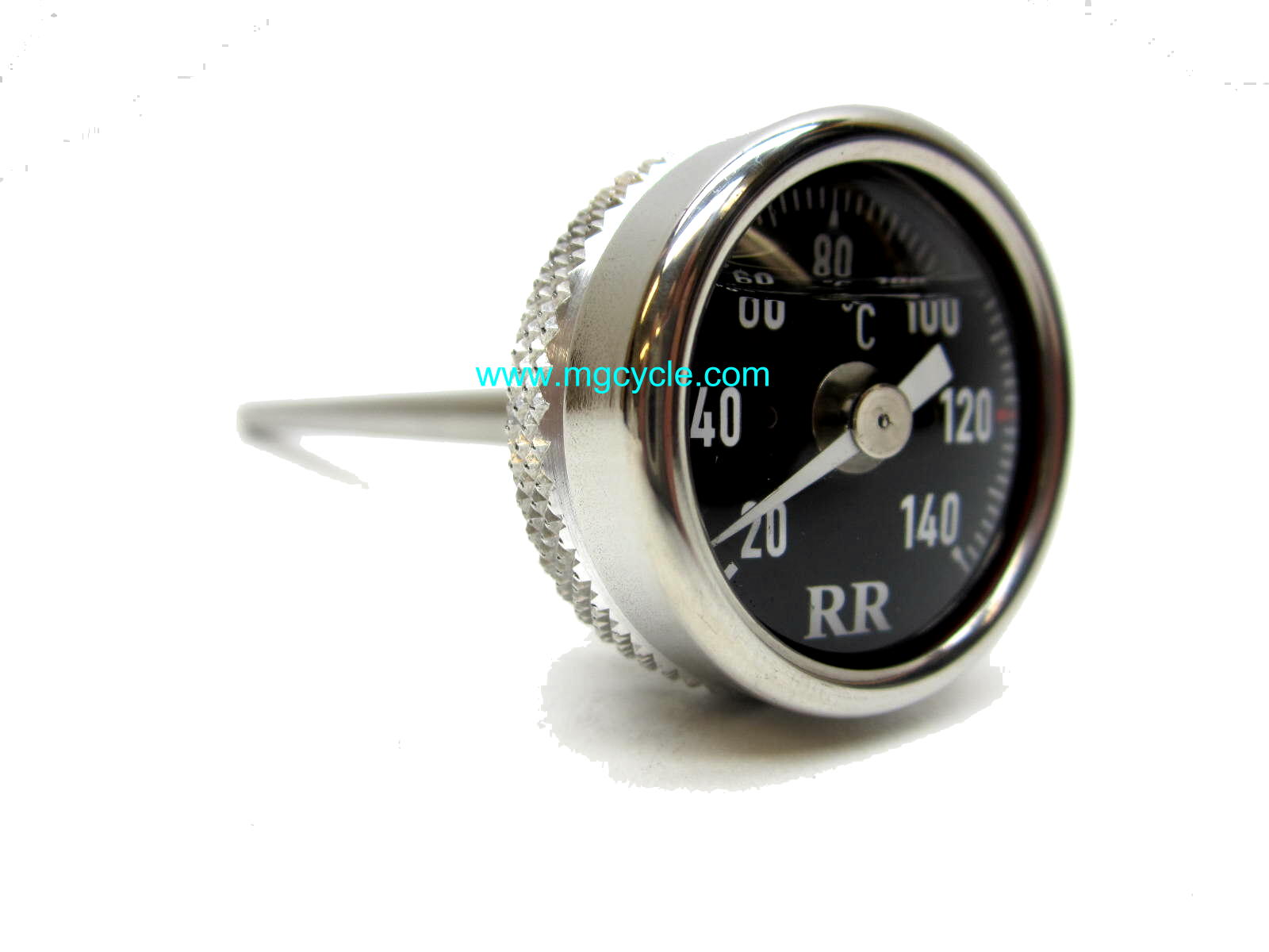 RR Oil-Temperature Gauge white-black dial