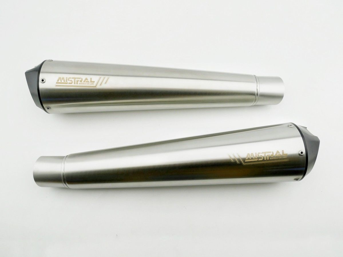 Mistral Short Avion S exhaust for V7 850 Euro 5 (satin/matte) Mistral Short Avion S exhaust for V7 850 Euro 5 (satin/matte)