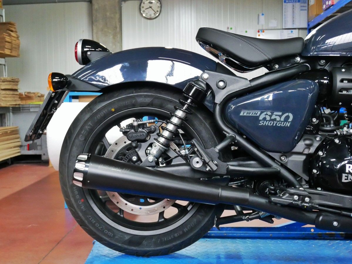 Mistral Exclusive exhaust for Royal Enfield ShotGun 650 E5+ Mistral Exclusive exhaust for Royal Enfield ShotGun 650 E5+