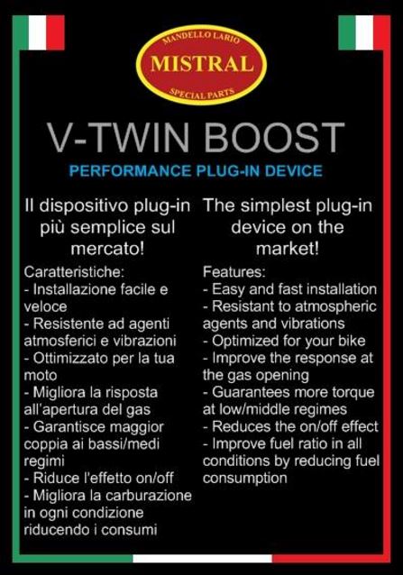 Mistral V-TWINBOOST11 fuel inject module 2025 E5+ V85TT